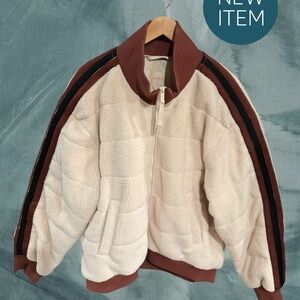 FP Movement Cream and Brown Jacket